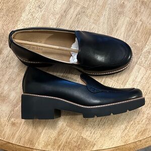 Naturalizer Modern Platform Loafers in Classic Black